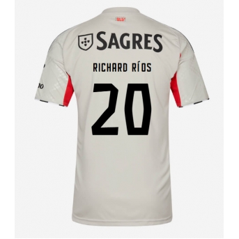 Benfica Richard Rios #20 Maglia Gara Trasferta Repliche 2025-26 Maniche Corte